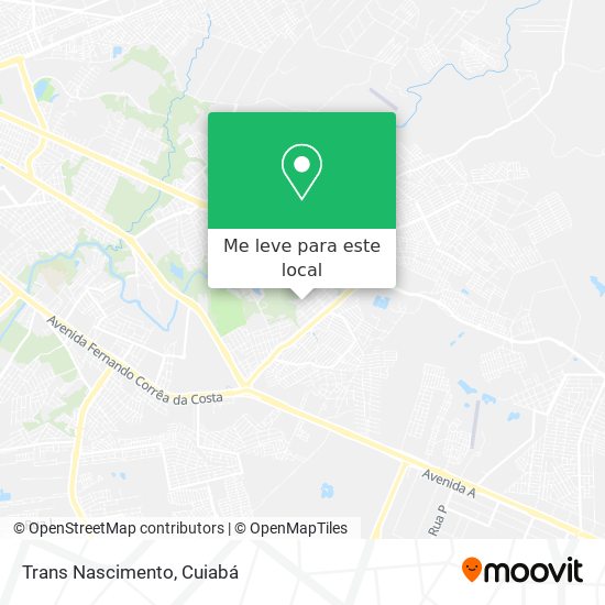 Trans Nascimento mapa