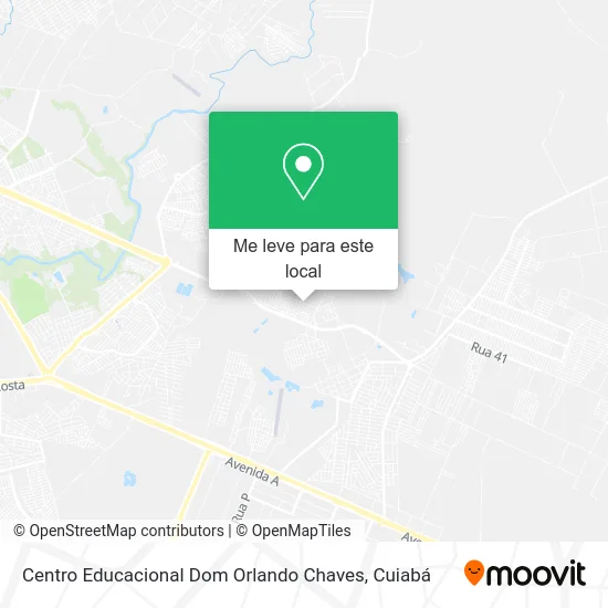 Centro Educacional Dom Orlando Chaves mapa