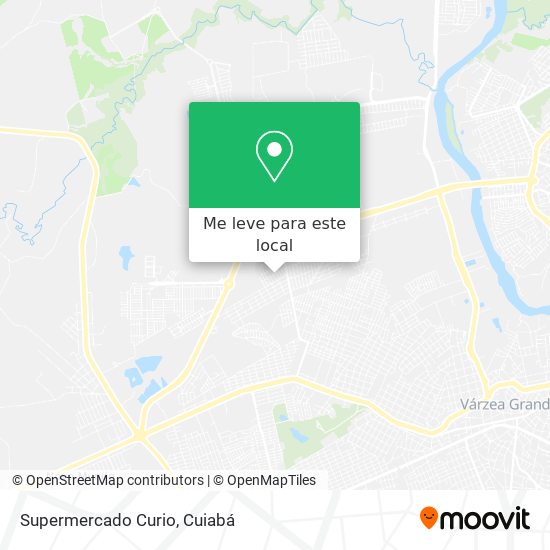 Supermercado Curio mapa