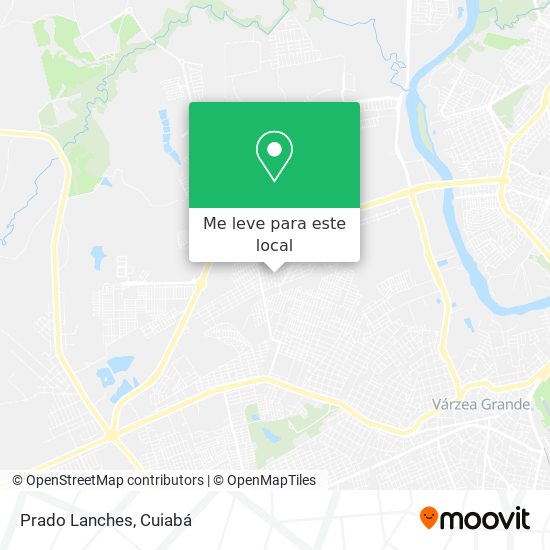 Prado Lanches mapa