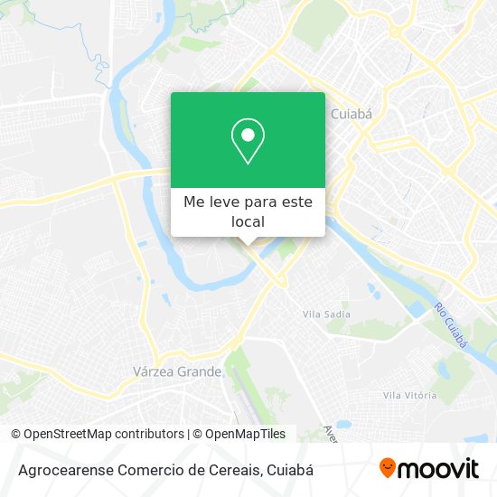 Agrocearense Comercio de Cereais mapa