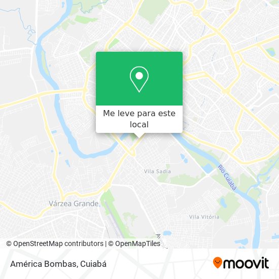 América Bombas mapa