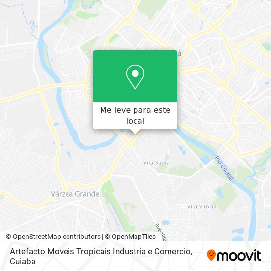 Artefacto Moveis Tropicais Industria e Comercio mapa