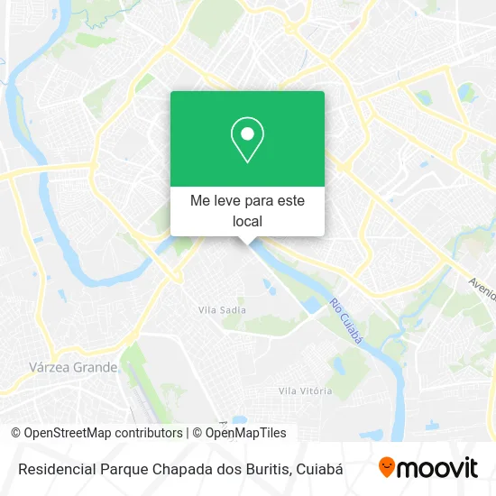 Residencial Parque Chapada dos Buritis mapa