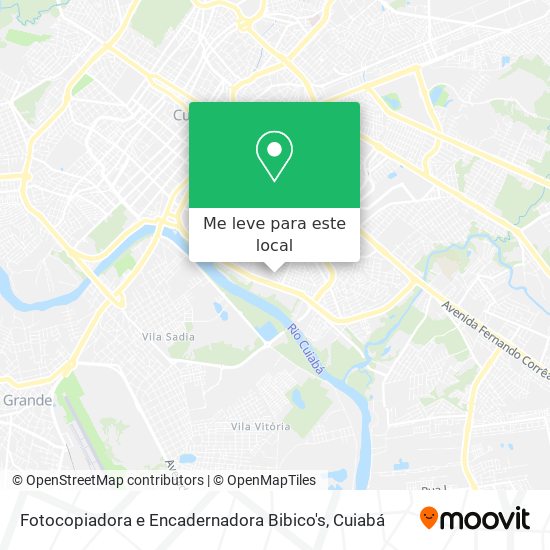Fotocopiadora e Encadernadora Bibico's mapa