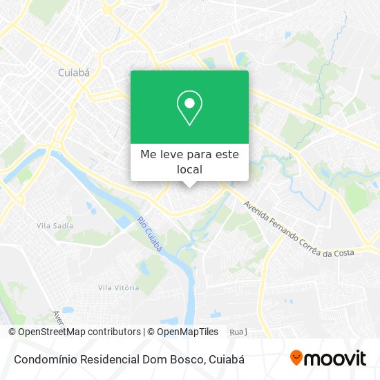 Condomínio Residencial Dom Bosco mapa