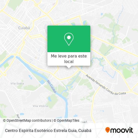 Centro Espírita Esotérico Estrela Guia mapa