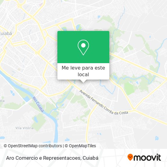 Aro Comercio e Representacoes mapa