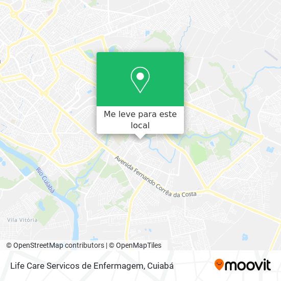 Life Care Servicos de Enfermagem mapa
