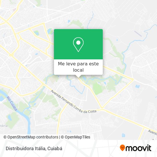Distribuidora Itália mapa