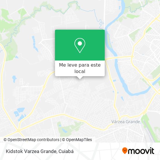 Kidstok Varzea Grande mapa