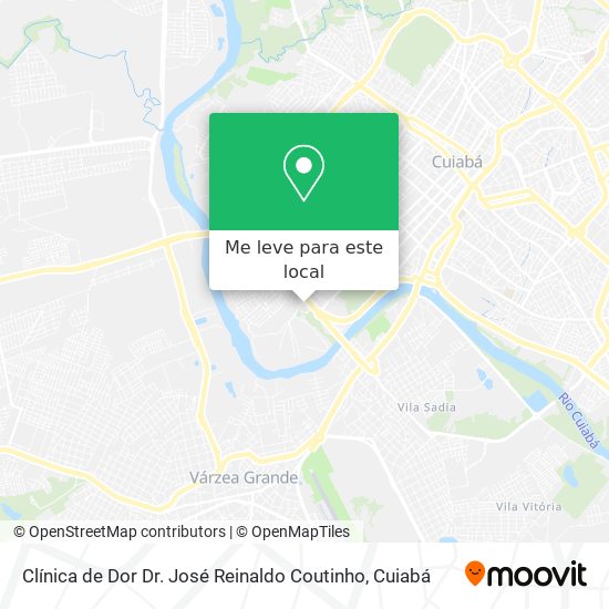 Clínica de Dor Dr. José Reinaldo Coutinho mapa