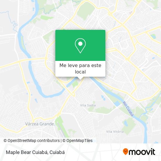 Maple Bear Cuiabá mapa