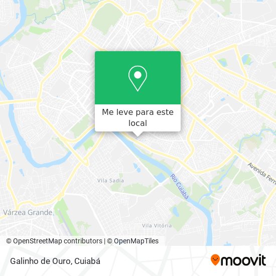 Galinho de Ouro mapa