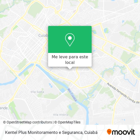 Kentel Plus Monitoramento e Seguranca mapa