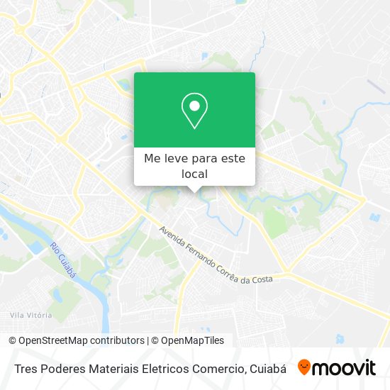 Tres Poderes Materiais Eletricos Comercio mapa