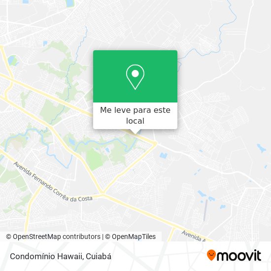 Condomínio Hawaii mapa