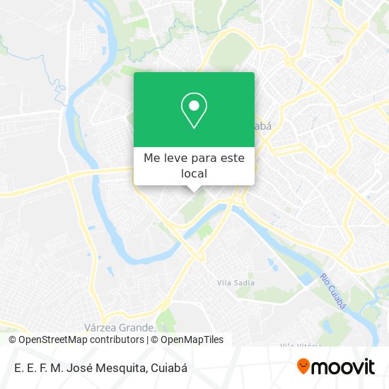 E. E. F. M. José Mesquita mapa