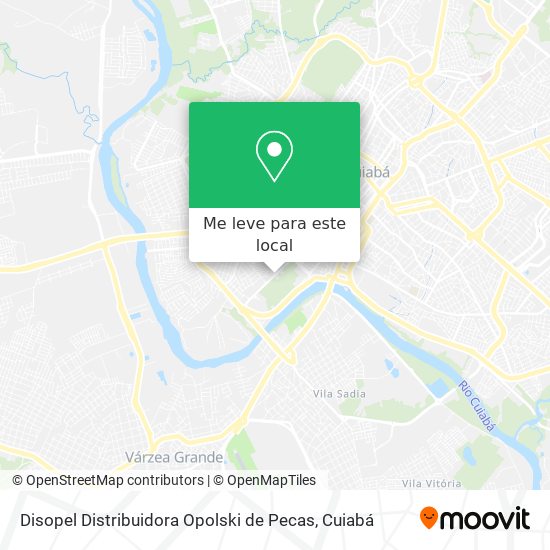 Disopel Distribuidora Opolski de Pecas mapa