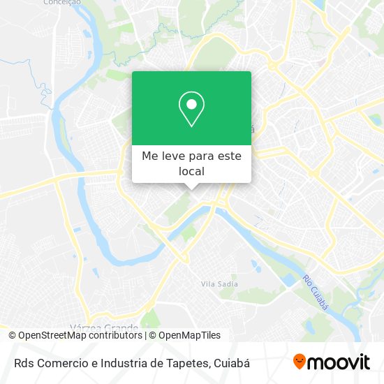 Rds Comercio e Industria de Tapetes mapa