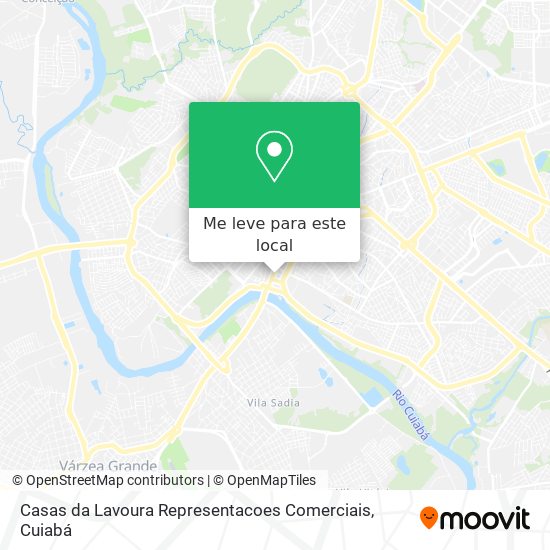 Casas da Lavoura Representacoes Comerciais mapa