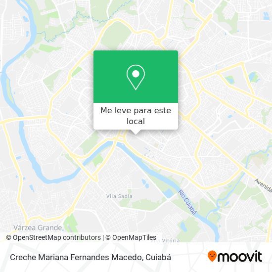Creche Mariana Fernandes Macedo mapa