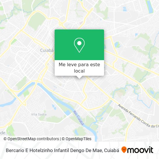 Bercario E Hotelzinho Infantil Dengo De Mae mapa
