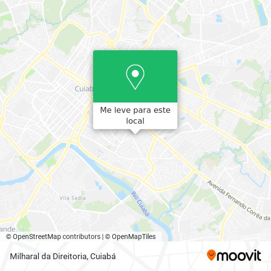 Milharal da Direitoria mapa