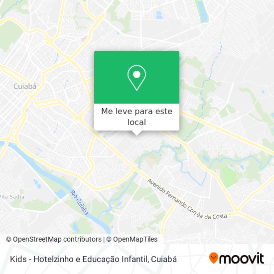 Kids - Hotelzinho e Educação Infantil mapa