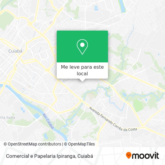 Comercial e Papelaria Ipiranga mapa