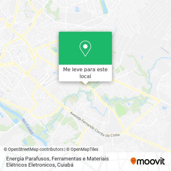 Energia Parafusos, Ferramentas e Materiais Elétricos Eletronicos mapa