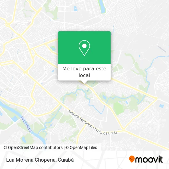 Lua Morena Choperia mapa