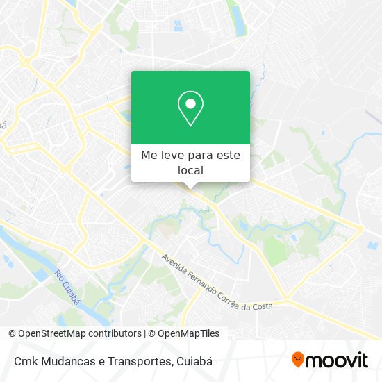 Cmk Mudancas e Transportes mapa