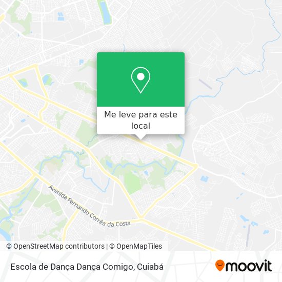 Escola de Dança Dança Comigo mapa