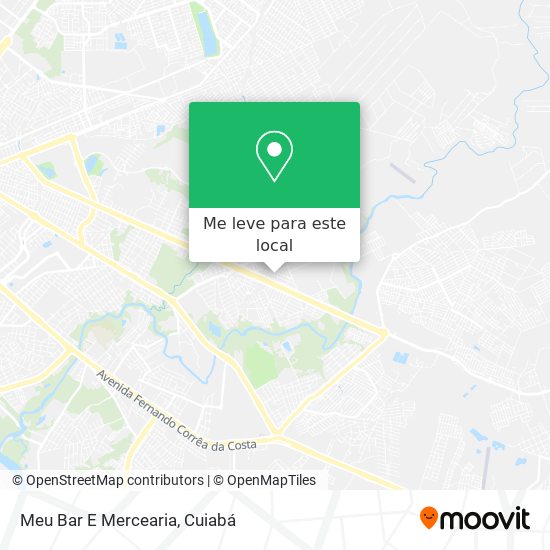 Meu Bar E Mercearia mapa