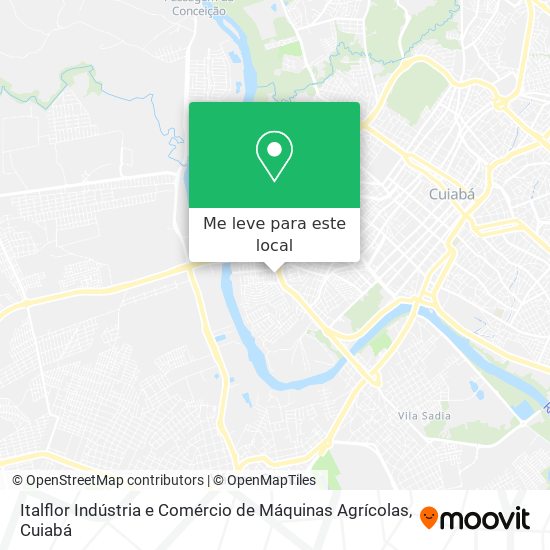 Italflor Indústria e Comércio de Máquinas Agrícolas mapa