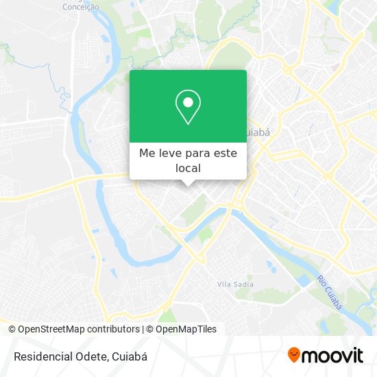 Residencial Odete mapa