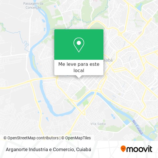 Arganorte Industria e Comercio mapa