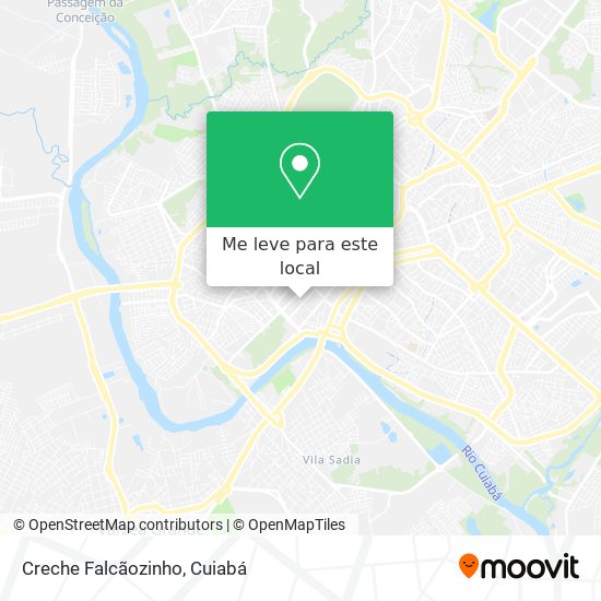 Creche Falcãozinho mapa