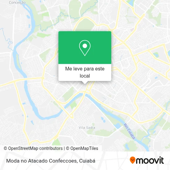 Moda no Atacado Confeccoes mapa