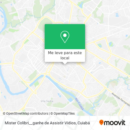 Mister Colibri__ganhe de Assistir Vídios mapa