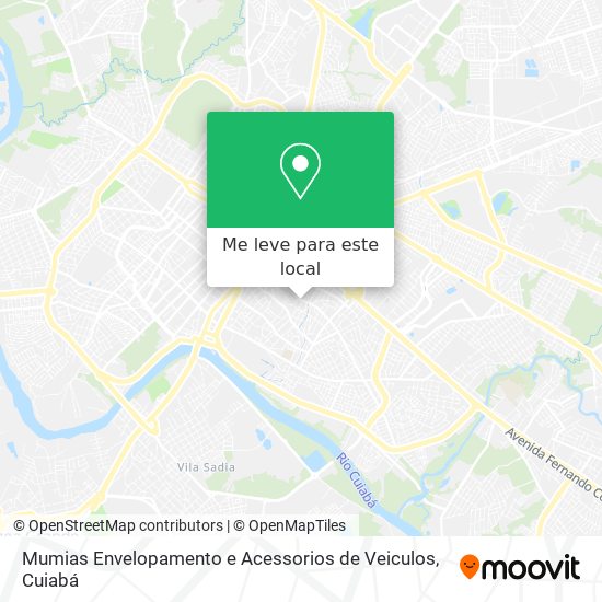 Mumias Envelopamento e Acessorios de Veiculos mapa