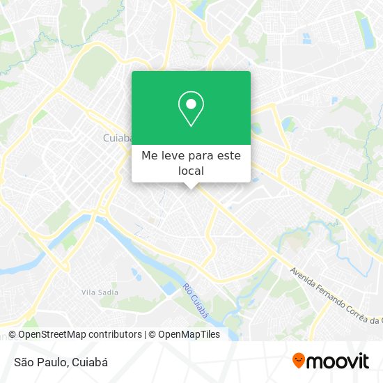 São Paulo mapa