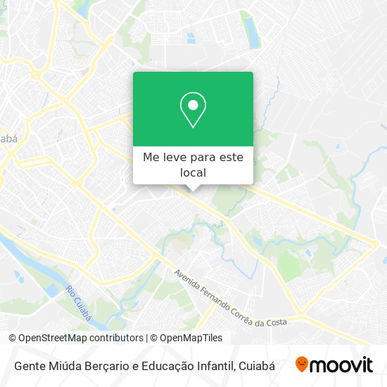 Gente Miúda Berçario e Educação Infantil mapa