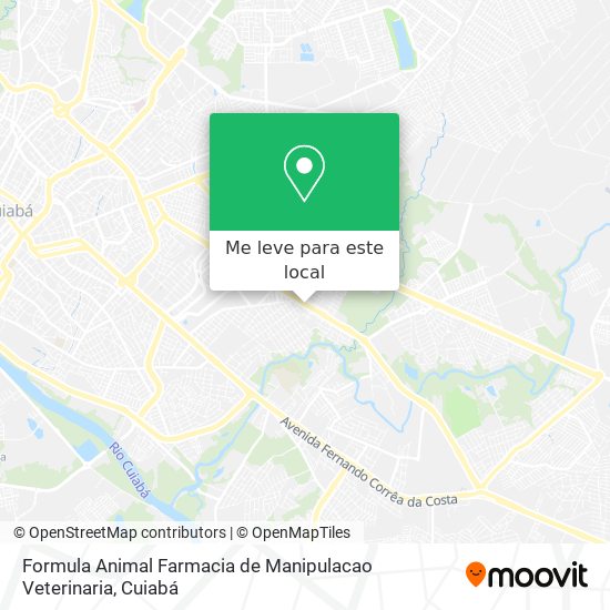 Formula Animal Farmacia de Manipulacao Veterinaria mapa