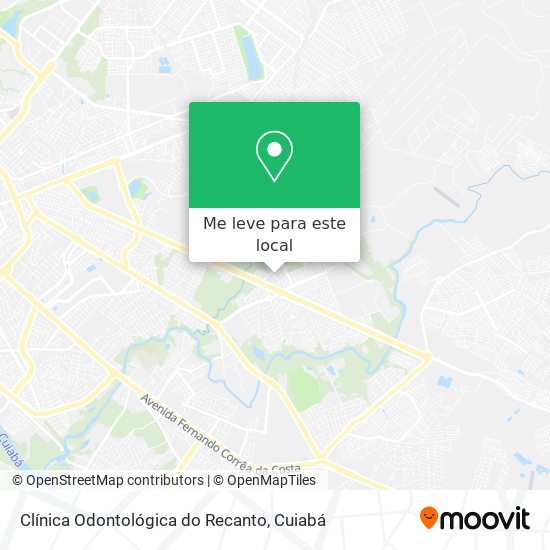 Clínica Odontológica do Recanto mapa