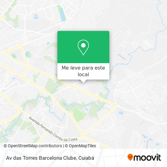 Av das Torres Barcelona Clube mapa