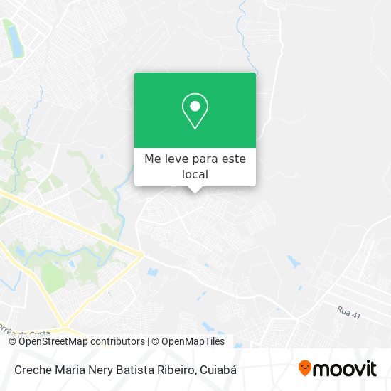 Creche Maria Nery Batista Ribeiro mapa