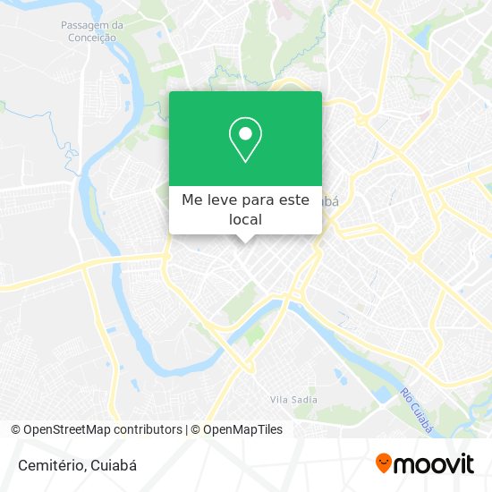 Cemitério mapa