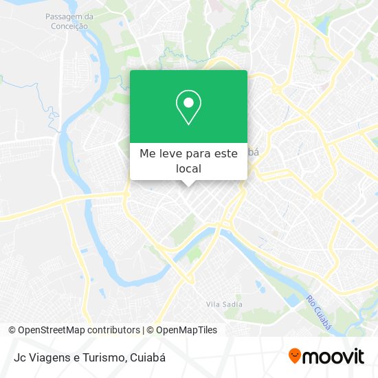 Jc Viagens e Turismo mapa
